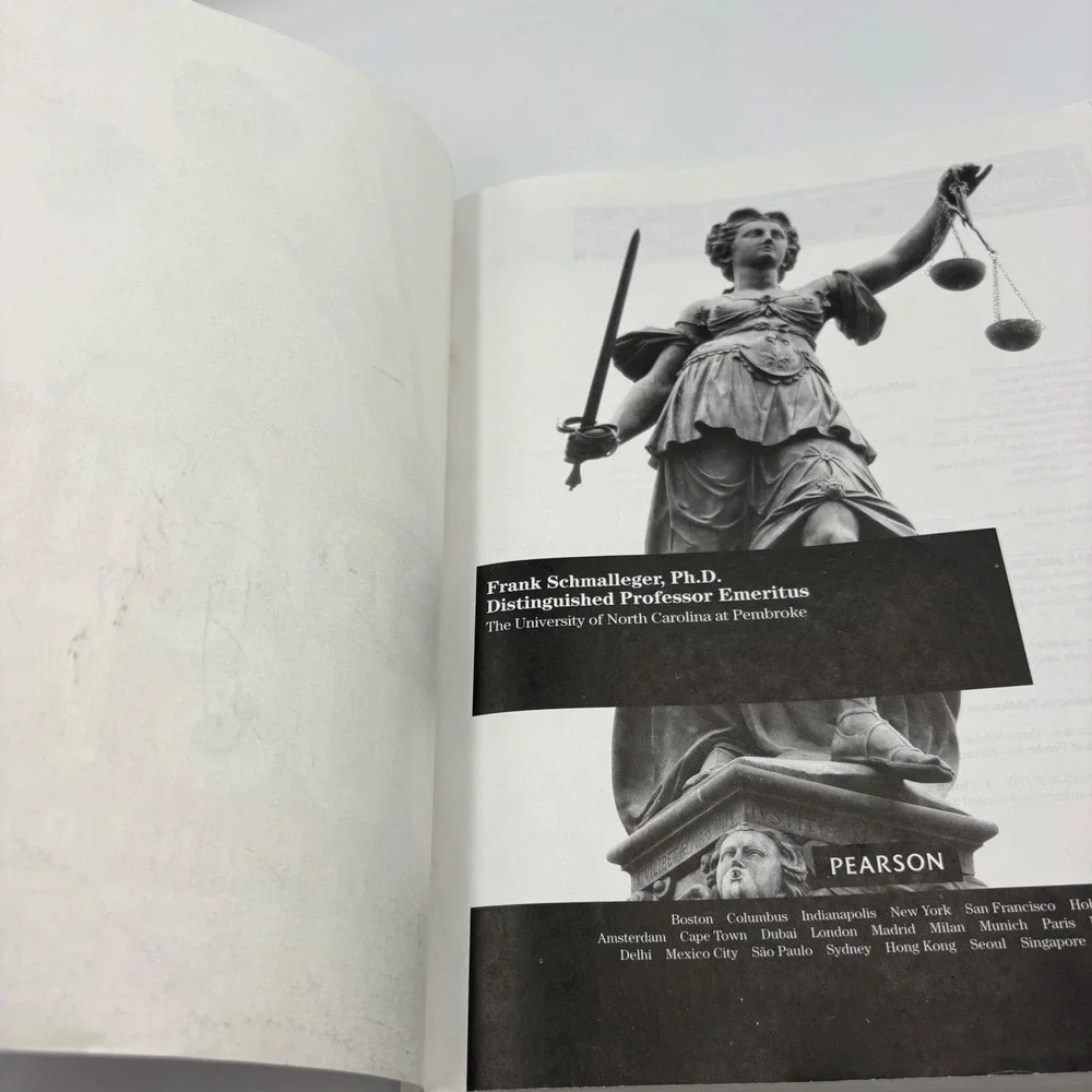 Criminal Justice A‎ Brief Introduction 11th Ed Frank Schmalleger 9780133591316